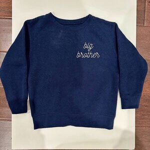 Embroidered Big Brother Crewneck
